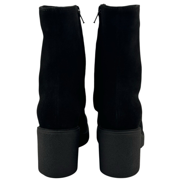 La Canadienne Zed Black Oiled Suede Boots Womens Size 6.5M Waterproof New $550 - Picture 4 of 10